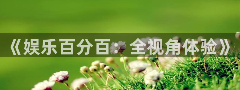 壹号娱乐体育平台开号链接：《娱乐百分百：全视角体验》