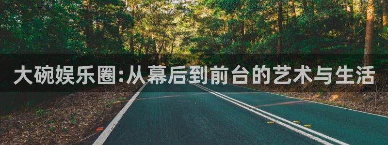 壹号娱乐平台在线注册：大碗娱乐圈:从幕后到前台的艺术与生活